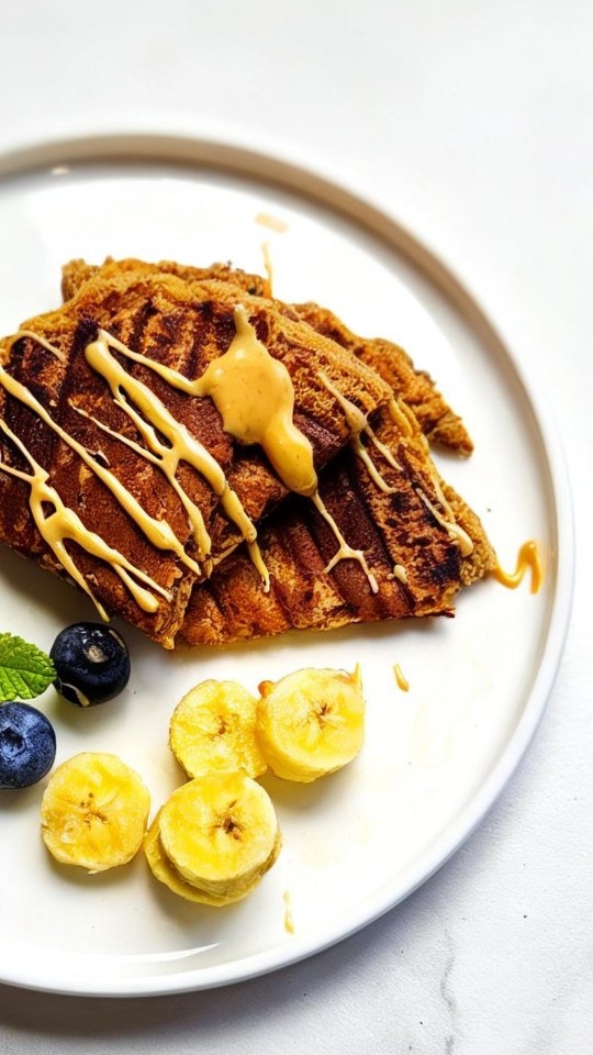 Pressed Toaster Banana Pancake — הספורטאי הטבעוני