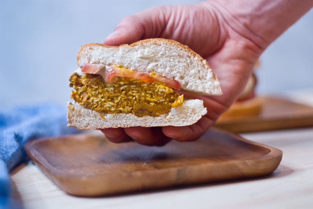 המבורגר בירה טבעוני 