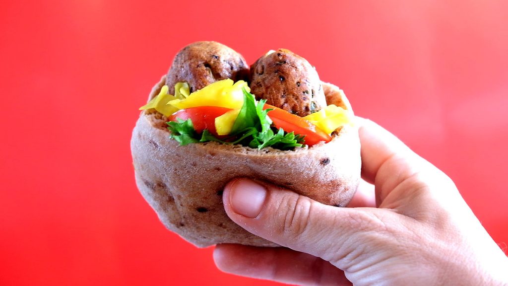 קבב טבעוני משעועית אדומה 