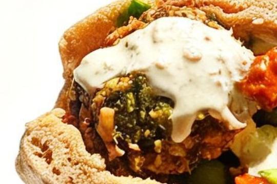 Baked Soy Falafel