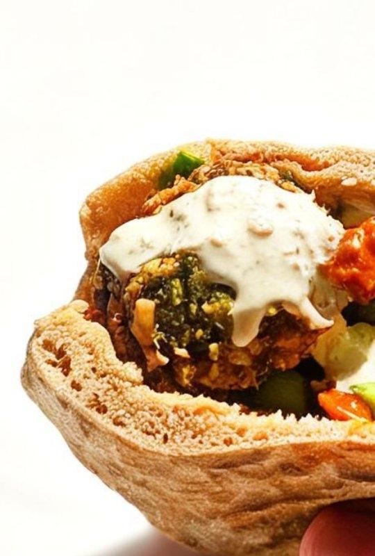 Baked Soy Falafel — vegan recipe, ready in 50 minutes