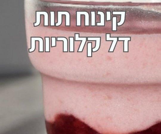 קינוח ג׳לי–יוגורט סויה דל קלוריות