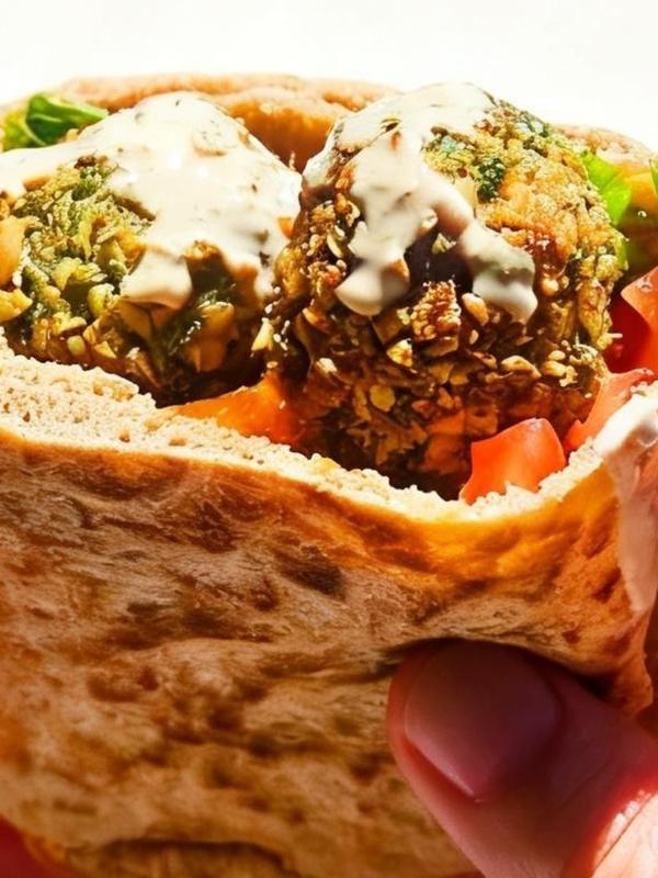 פלאפל סויה אפוי — מתכון טבעוני בזמן הכנה של 50 דקות