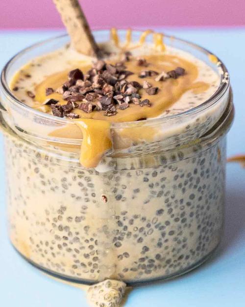 Peanut Butter Chia Pudding With Fewer Calories