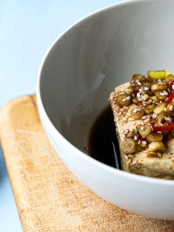 טופו חם — מתכון טבעוני בזמן הכנה של 60 דקות