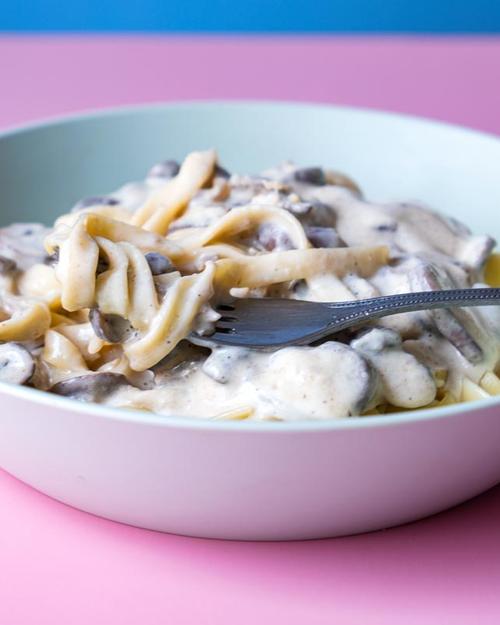 Low-Fat Vegan Mushroom Cream Sauce