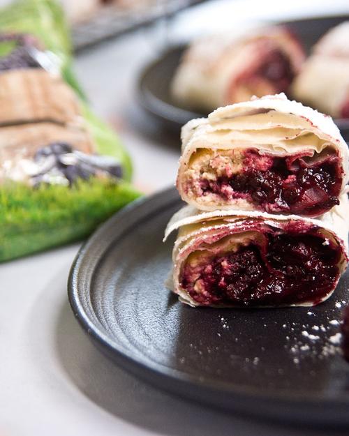 Vegan Berry and Almond Strudel