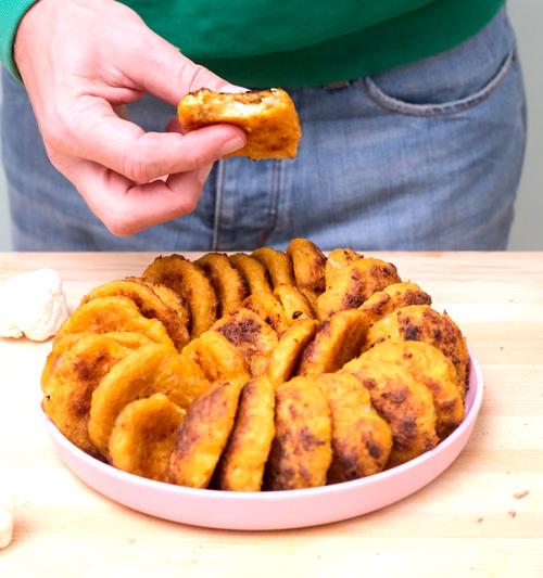 Cauliflower and Sweet Potato Latkes