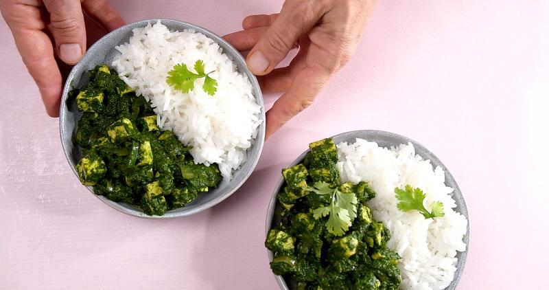 Vegan Palak Paneer
